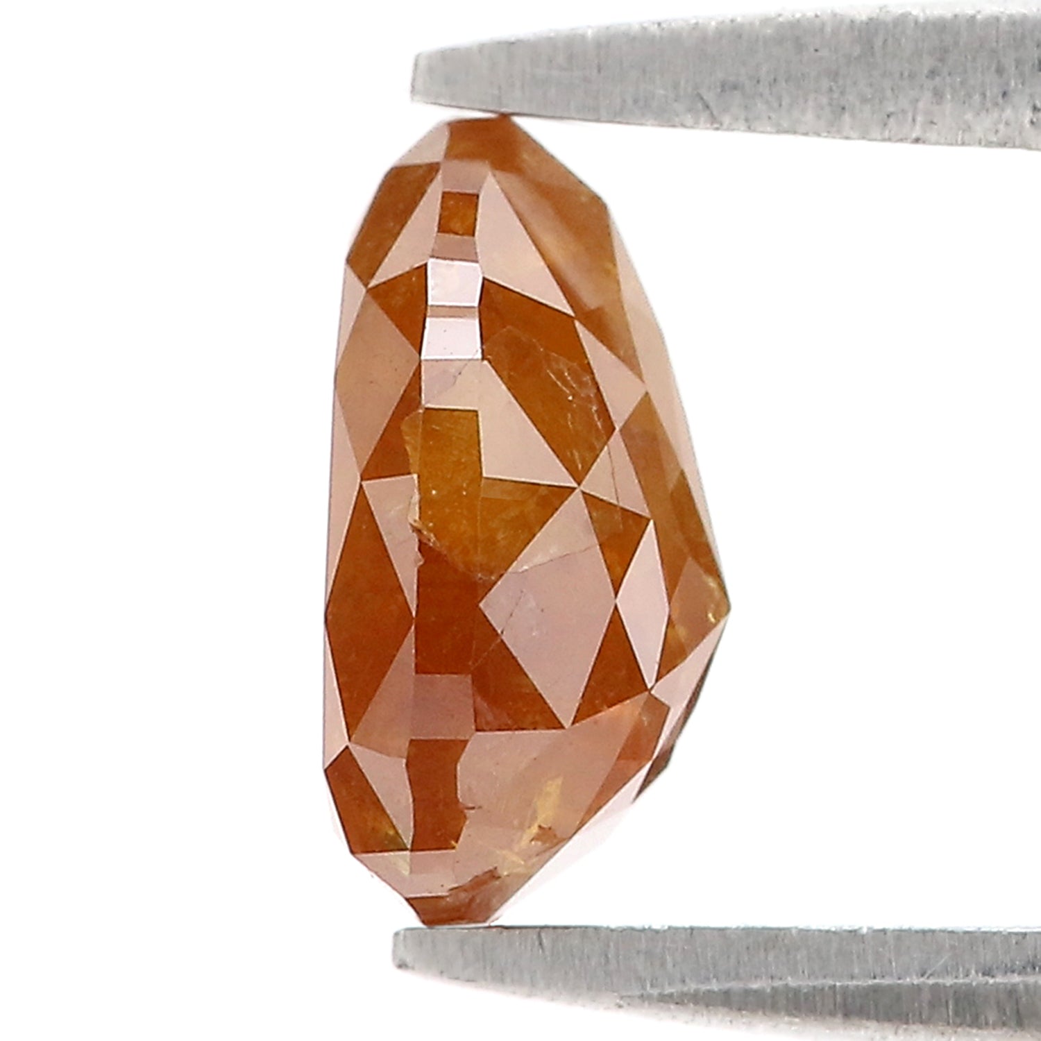 1.21 CT Natural Loose Pear Shape Diamond Brown Color Pear Diamond 7.70 MM Natural Loose Diamond Brown Color Pear Rose Cut Diamond N2660