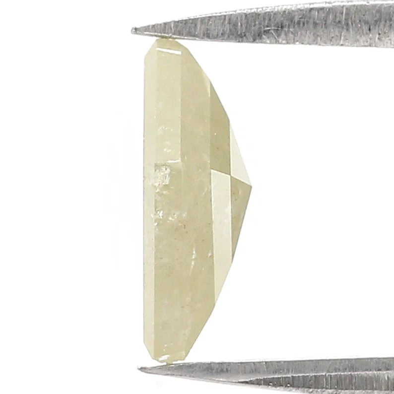 1.43 CT Natural Loose Kite Shape Diamond Yellow Color Kite Cut Diamond 7.65 MM Natural Loose Diamond Grey Color Kite Rose Cut Diamond QN2517