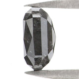 Natural Loose Cushion Diamond, Salt And Pepper Diamond, Natural Loose Diamond, Cushion Cut Diamond, 1.15 CT Cushion Shape Diamond L2857