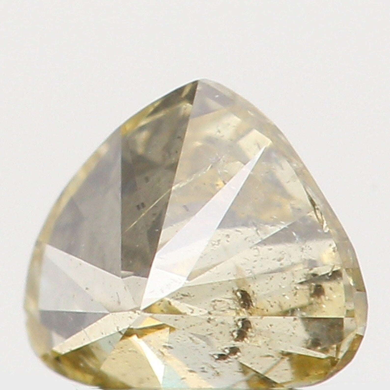 0.20 Ct Natural Loose Diamond Heart Yellow Color I1 Clarity 3.80 MM N7378