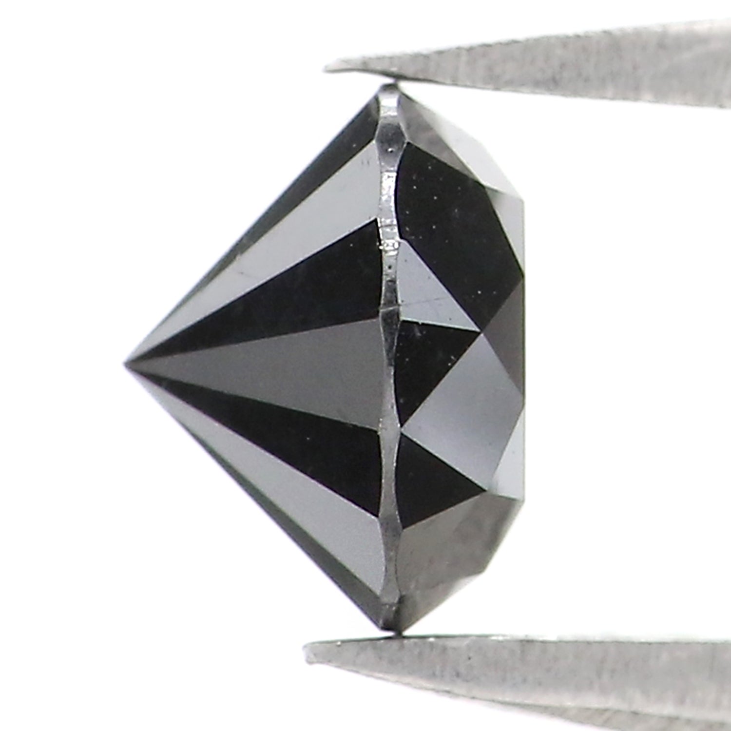 0.91 Ct Natural Loose Round Diamond Black Color Round Diamond 5.80 MM Natural Loose Diamond Black Color Round Brilliant Cut Diamond LC06