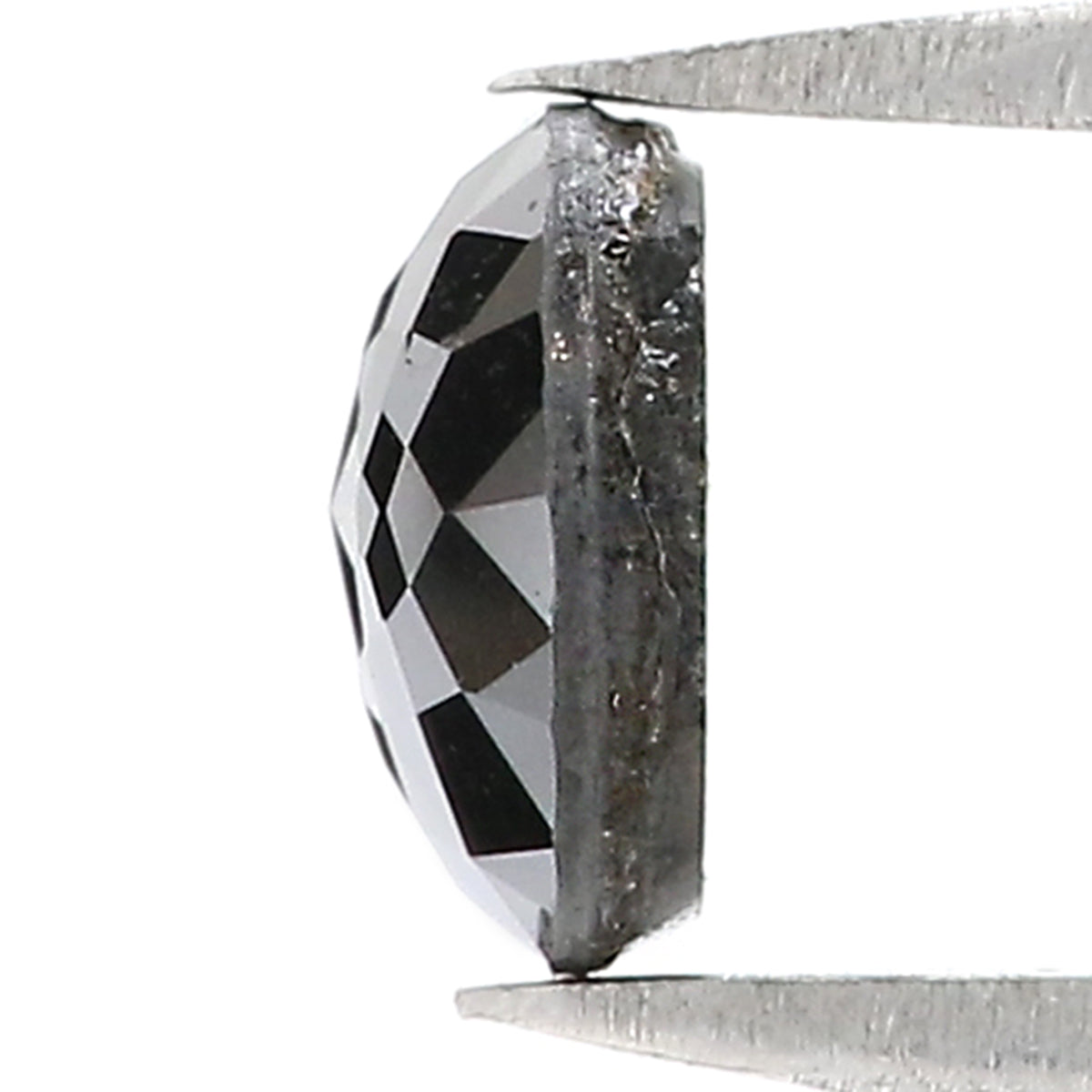 1.07 CT Natural Loose Round Rose Cut Diamond Black Color Round Cut Diamond 6.50 MM Natural Loose Diamond Round Rose Cut Shape Diamond QL3031