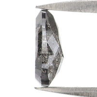 Natural Loose Pear Diamond, Salt And Pepper Pear Diamond, Natural Loose Pear Diamond, Pear Rose Cut Diamond, 0.83 CT Pear Cut Diamond L2944