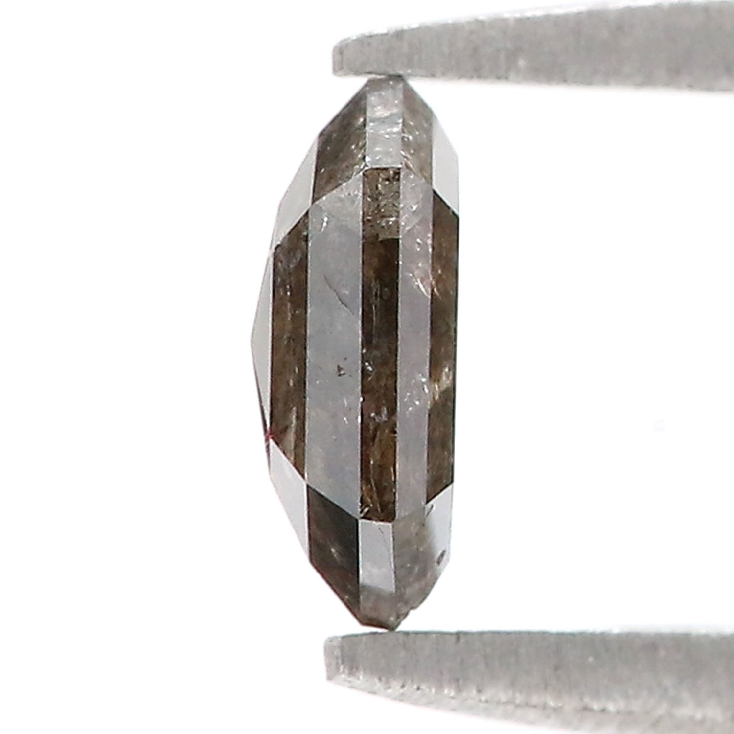 0.65 Ct Natural Loose Hexagon Shape Diamond Black Brown Color Hexagon Diamond 6.30 MM Natural Loose Diamond Hexagon Shape Diamond QK2330