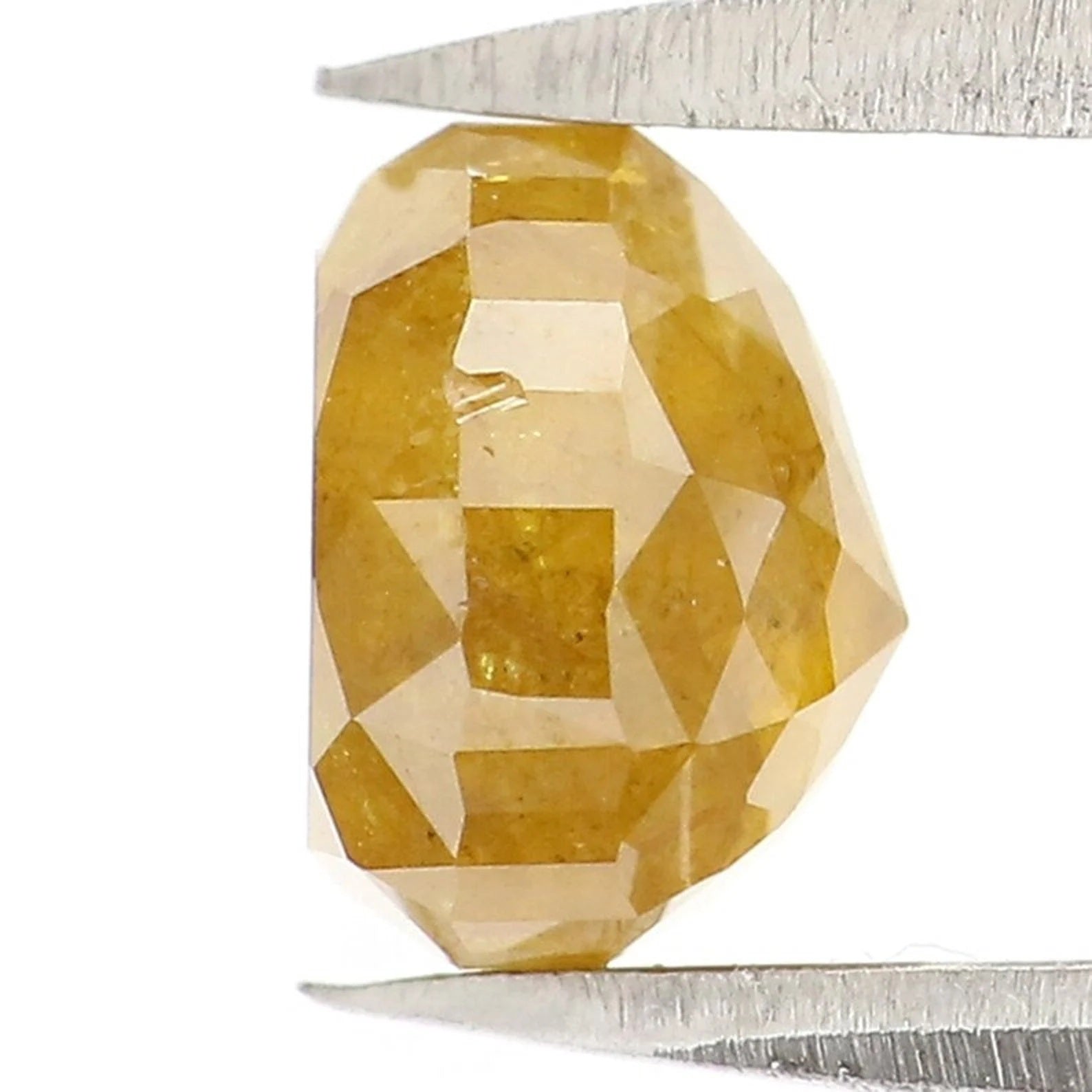 1.39 CT Natural Loose Pear Shape Diamond Yellow Color Pear Diamond 6.40 MM Natural Loose Diamond Yellow Color Pear Rose Cut Diamond NQ2389