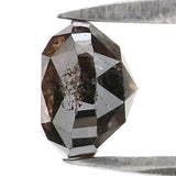 Natural Loose Cushion Diamond, Brown Color Diamond, Natural Loose Diamond, Cushion Rose Cut Diamond, 1.15 CT Cushion Shape Diamond KR2688