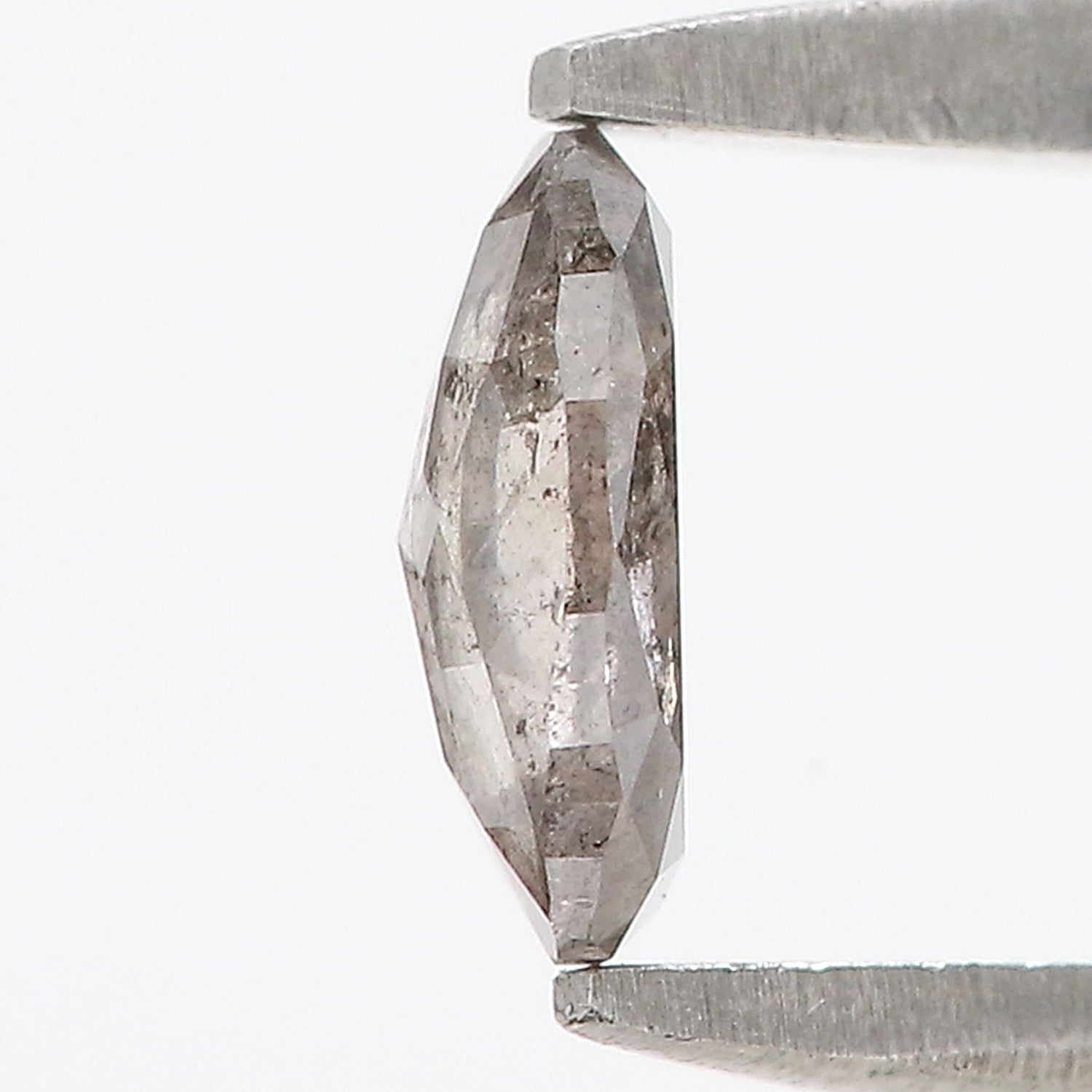 0.40 CT Natural Loose Oval Shape Diamond Salt And Pepper Oval Cut Diamond 5.85 MM Natural Loose Black Grey Color Oval Rose Cut Diamond LQ244