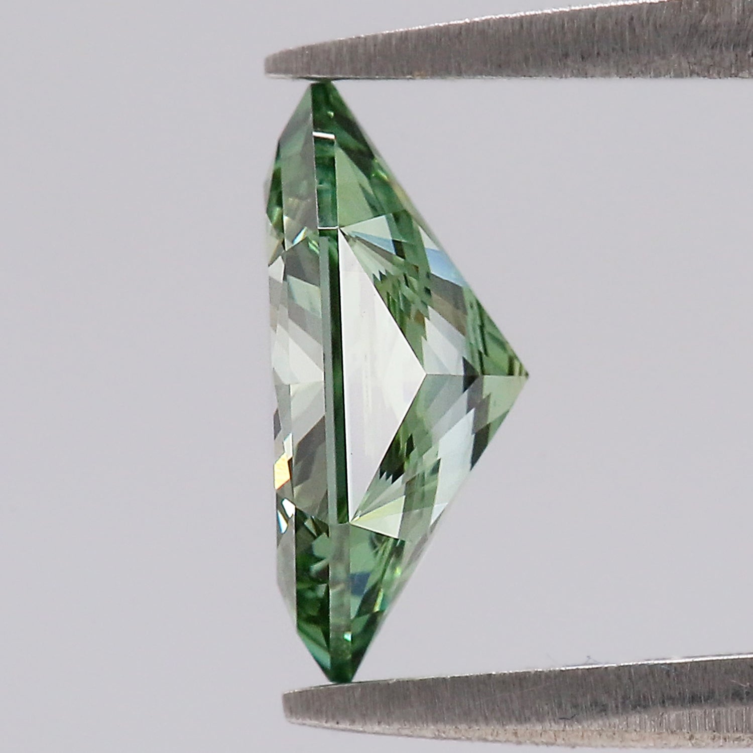 1.69 CT IGI Certified Hexagon Old European Cut Diamond Fancy Vivid Green Color VS1 Clarity Lab Grown Diamond Lab Created Diamond L3673