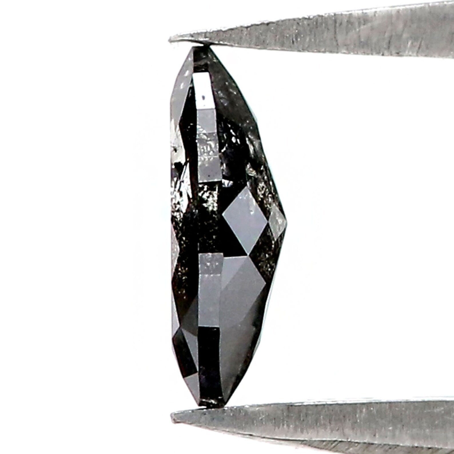 0.41 Ct Natural Loose Marquise Shape Diamond Salt And Pepper Marquise Diamond 7.00 MM Natural Black Grey Color Marquise Diamond KDN2490-1