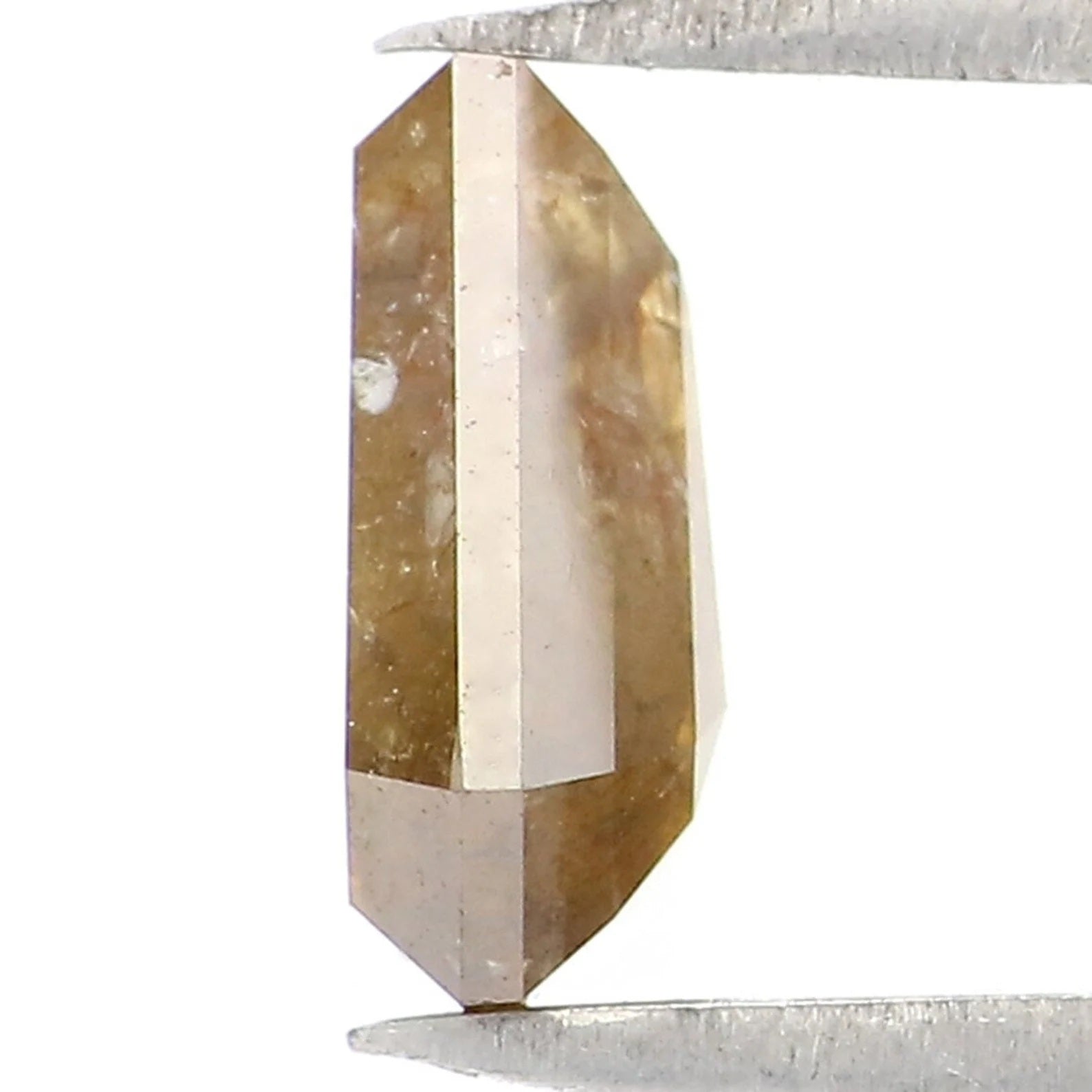 0.82 CT Natural Loose Coffin Shape Diamond Brown Color Coffin Cut Diamond 6.90 MM Natural Loose Diamond Coffin Shape Rose Cut Diamond QN985