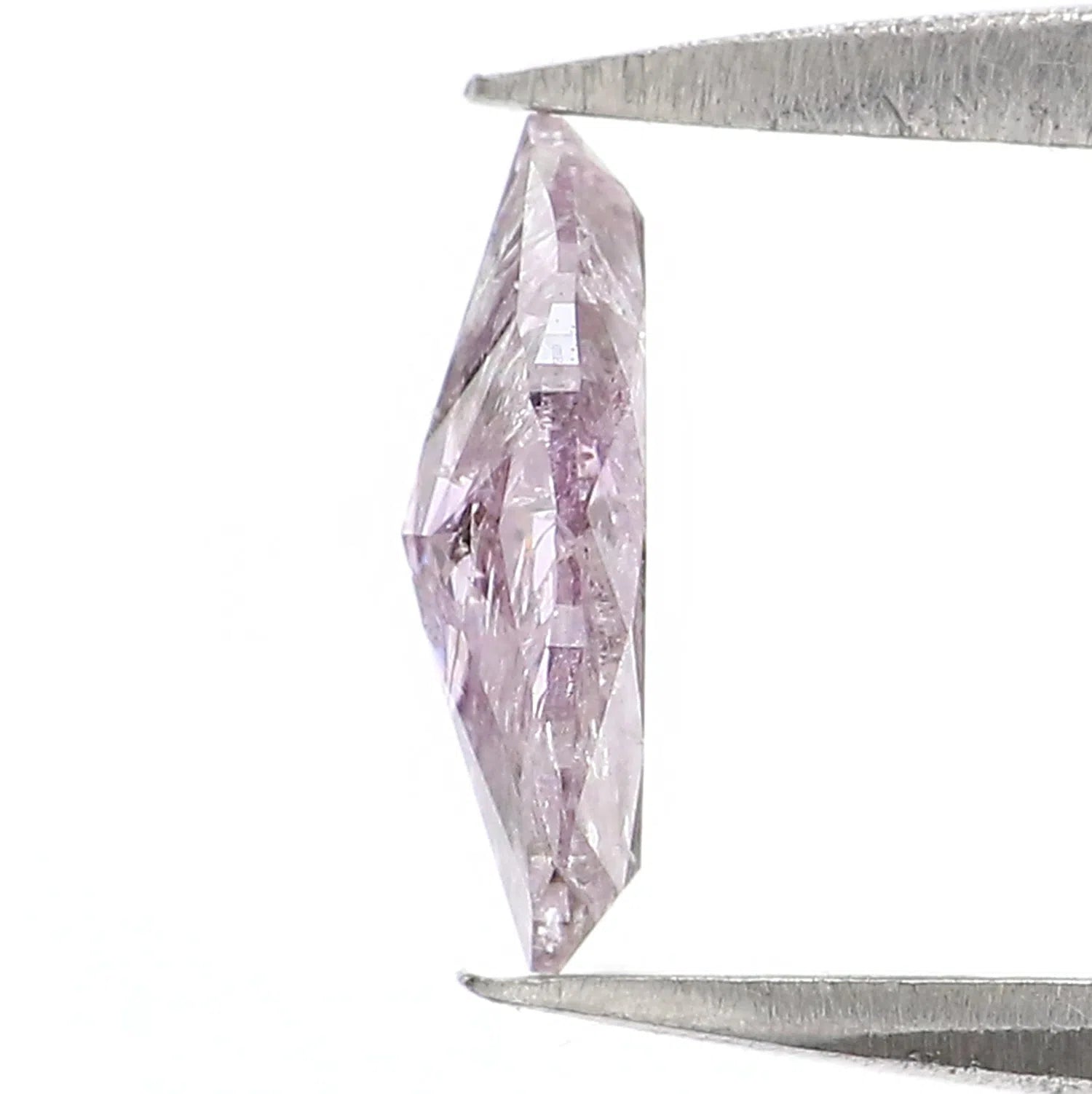 GIA Certified 0.53 Ct Natural Loose Marquise Modified Brilliant Cut Diamond 7.45 MM Fancy Grayish Pink-Purple Color Marquise Diamond QL6912
