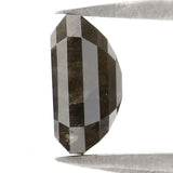 Natural Loose Emerald Diamond, Black Color Diamond, Natural Loose Diamond, Emerald Rose Cut Diamond, 1.67 CT Emerald Shape Diamond KDL2853