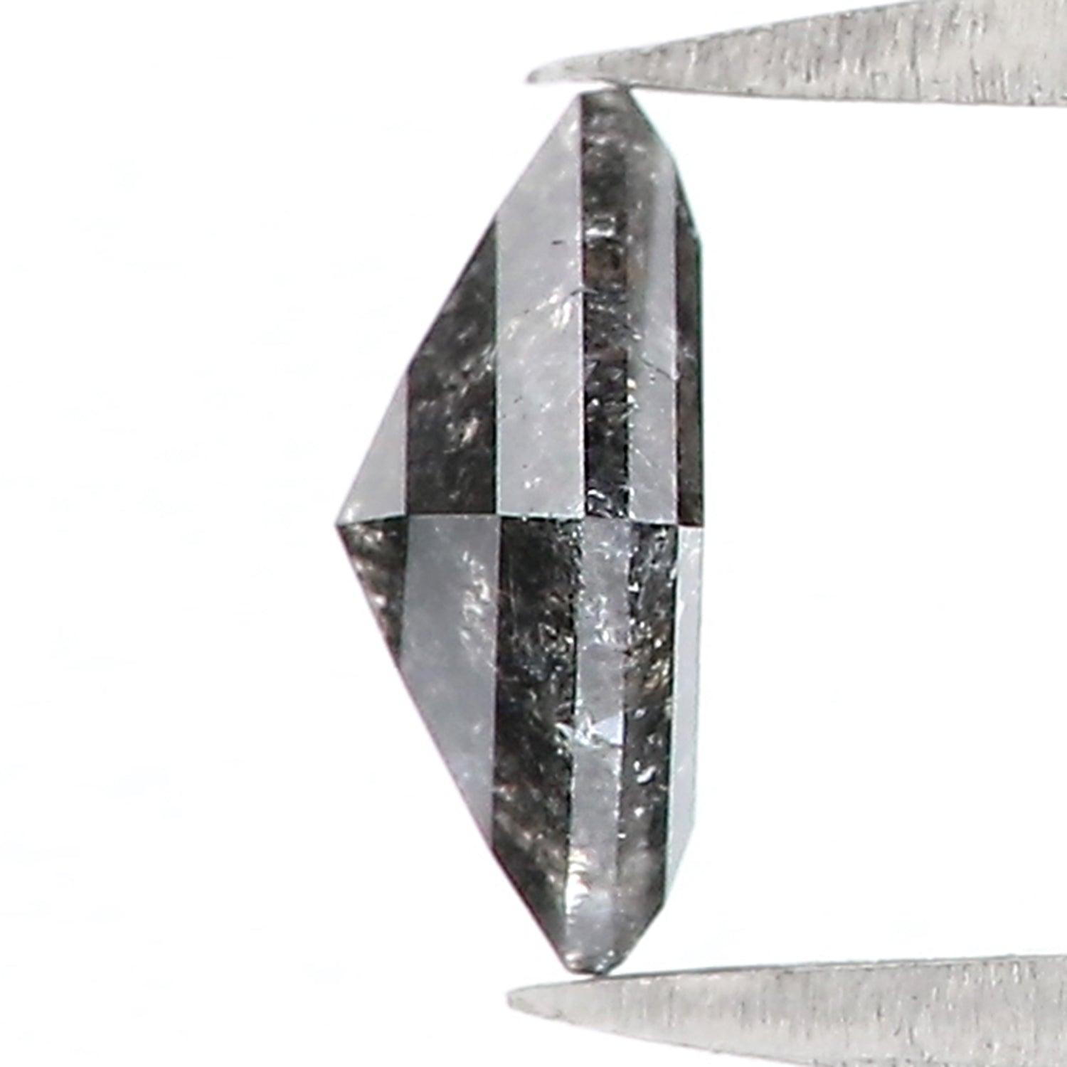 0.60 CT Natural Loose Kite Shape Diamond Salt And Pepper Kite Shape Diamond 6.80 MM Natural Black Grey Color Kite Rose Cut Diamond QL159