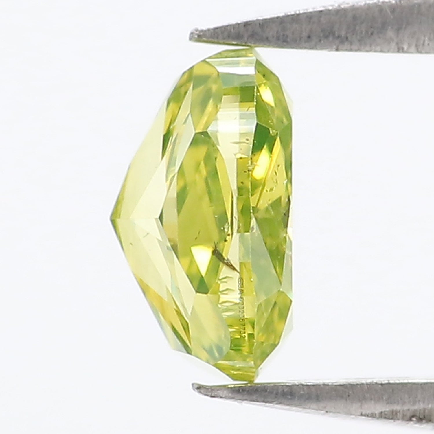 GIA Certified Natural Loose Oval Modified Brilliant Cut Diamond, Fancy Vivid Yellow Green Color Diamond, Oval Shape Diamond 0.77 CT KDL4056