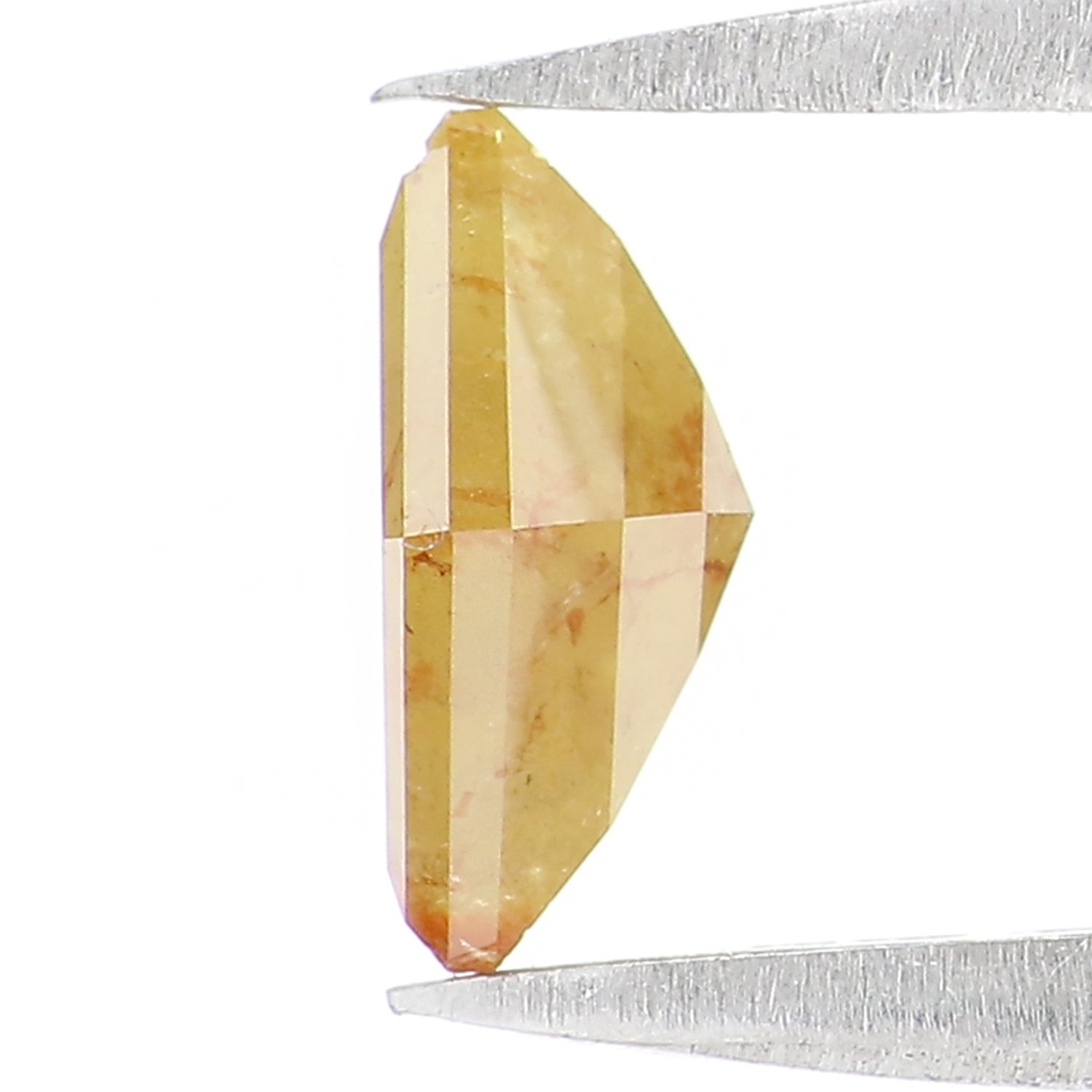 0.68 Ct Natural Loose Kite Shape Diamond Yellow Color Kite Shape Diamond 7.20 MM Natural Loose Diamond Yellow Kite Rose Cut Diamond KQ1888