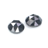 Natural Loose Round Rose Cut Diamond, Salt And Pepper Round Diamond, Natural Loose Diamond, Rose Cut Diamond, 0.95 CT Round Shape KR2662