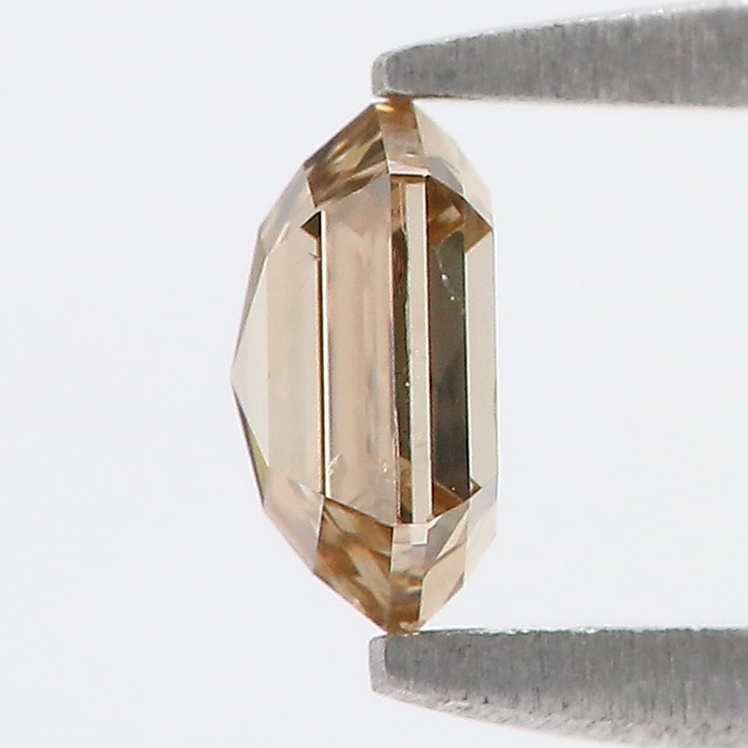 0.37 CT Natural Loose Hexagon Shape Diamond Brown Color Hexagon Cut Diamond 4.70 MM Natural Loose Brown Color Hexagon Rose Cut Diamond LQ717
