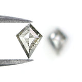 Natural Loose Kite Diamond, Salt And Pepper Kite Diamond, Natural Loose Diamond, Kite Rose Cut Diamond, Kite Cut, 0.50 CT Kite Shape L2881