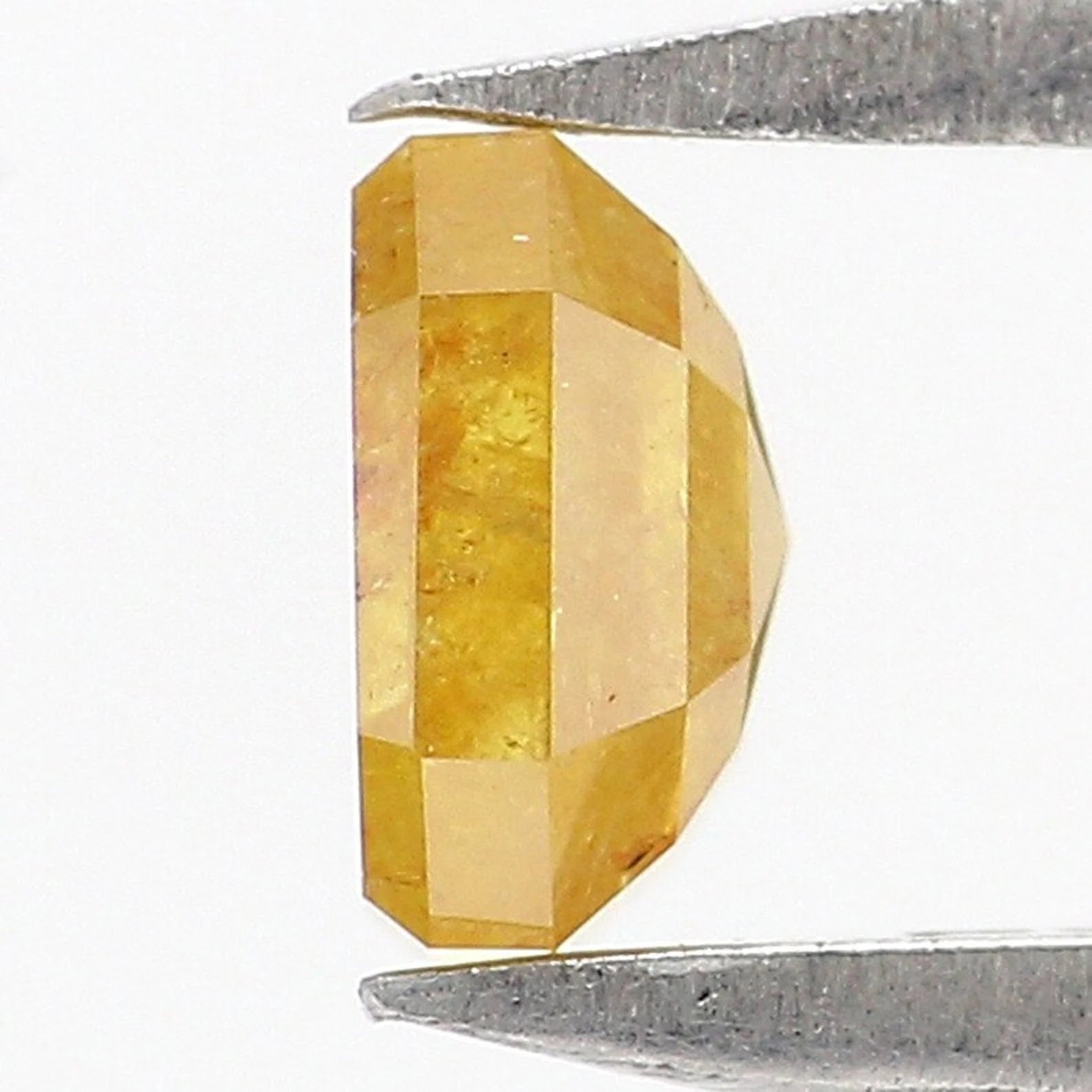 0.39 CT Natural Loose Diamond Radiant Shape Diamond Yellow Color Radiant Cut Diamond 4.20 MM Natural Loose Radiant Rose Cut Diamond NQ7022