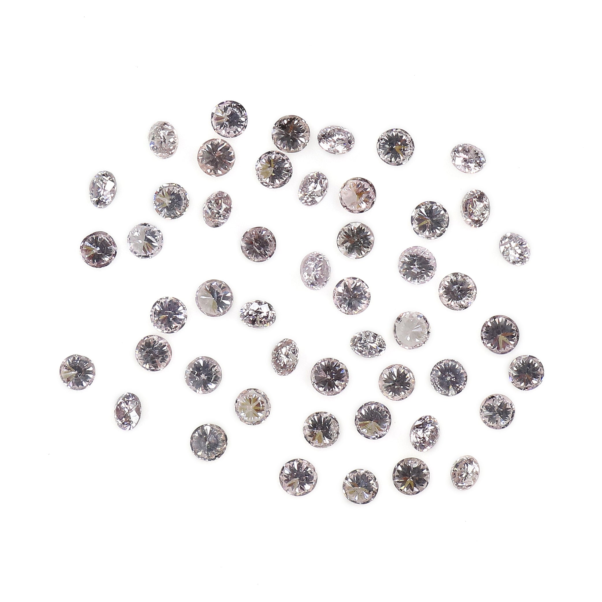 0.70 Ct Natural Loose Round Shape Diamond Pink Color Round Cut Diamond 1.45 MM Natural Loose Pink Color Round Brilliant Cut Diamond LQ894