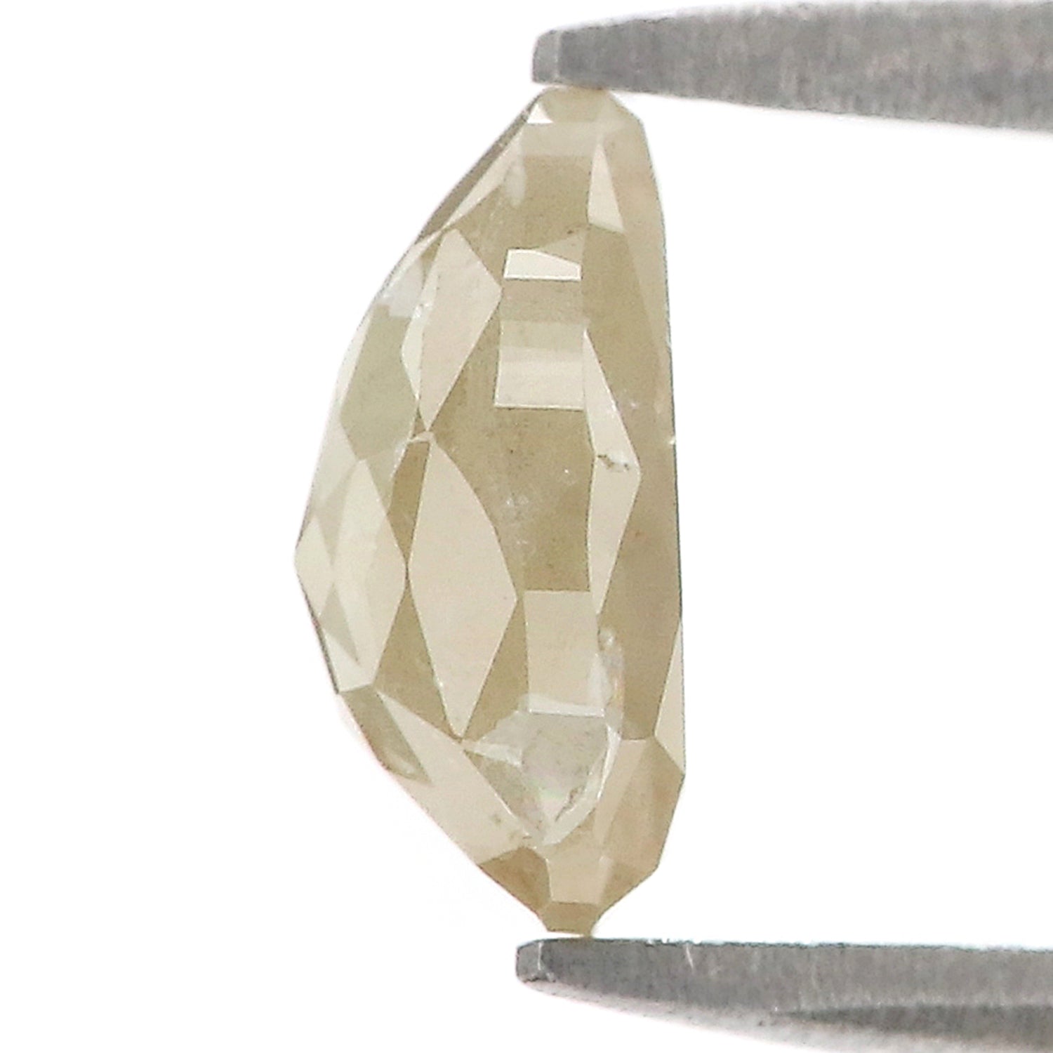 1.30 CT Natural Loose Pear Shape Diamond White Color Pear Cut Diamond 7.75 MM Natural Loose Grey Color Diamond Pear Rose Cut Diamond LQ5119