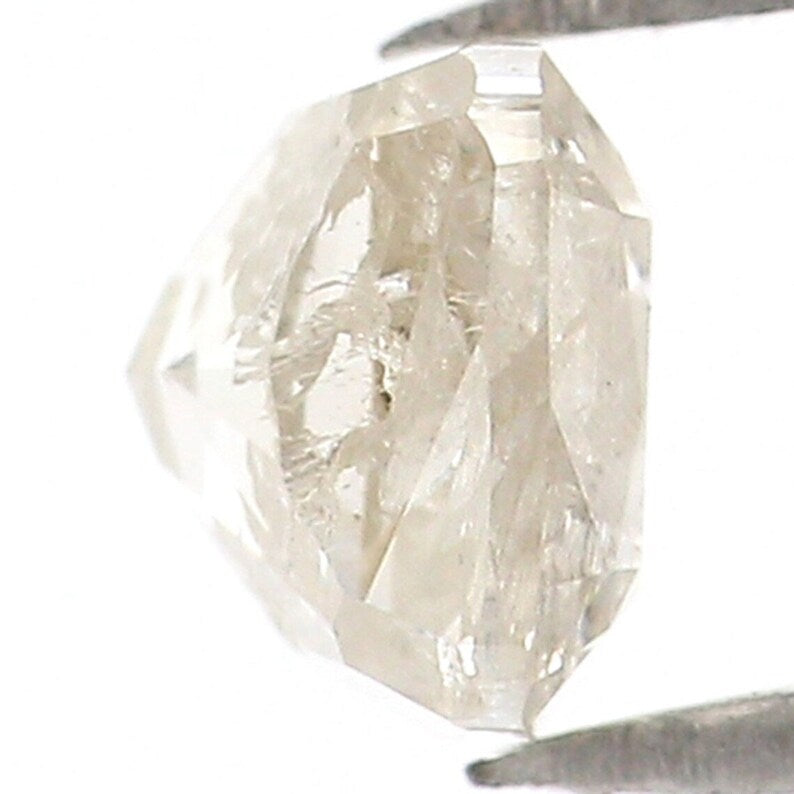 0.67 Ct Natural Loose Cushion Diamond Yellow Grey Color Cushion Diamond 4.60 MM Natural Loose Diamond Cushion Brilliant Cut Diamond NQ8716