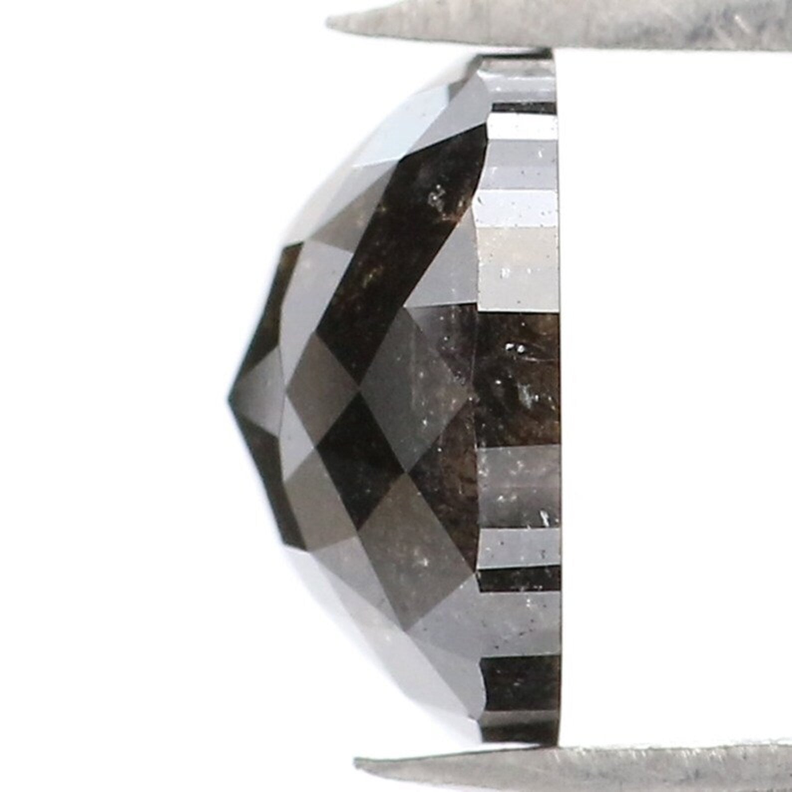 1.63 CT Natural Loose Cushion Shape Diamond Black Color Cushion Shape Diamond 7.35 MM Natural Loose Diamond Black Cushion Diamond NQ9429