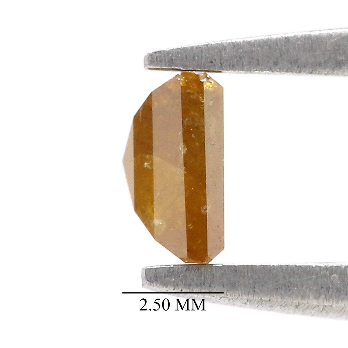 Natural Square Cut Yellow Color Diamond 0.61 CT Loose Rose Cut Yellow Color Stone 4.80 MM Rustic Diamond For Custom Engagement Ring L3692