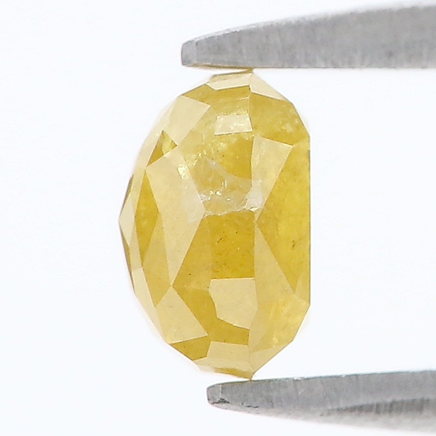 1.17 CT Natural Loose Cushion Shape Diamond Yellow Color Cushion Cut Diamond 5.95 MM Natural Yellow Color Cushion Rose Cut Diamond LQ9233