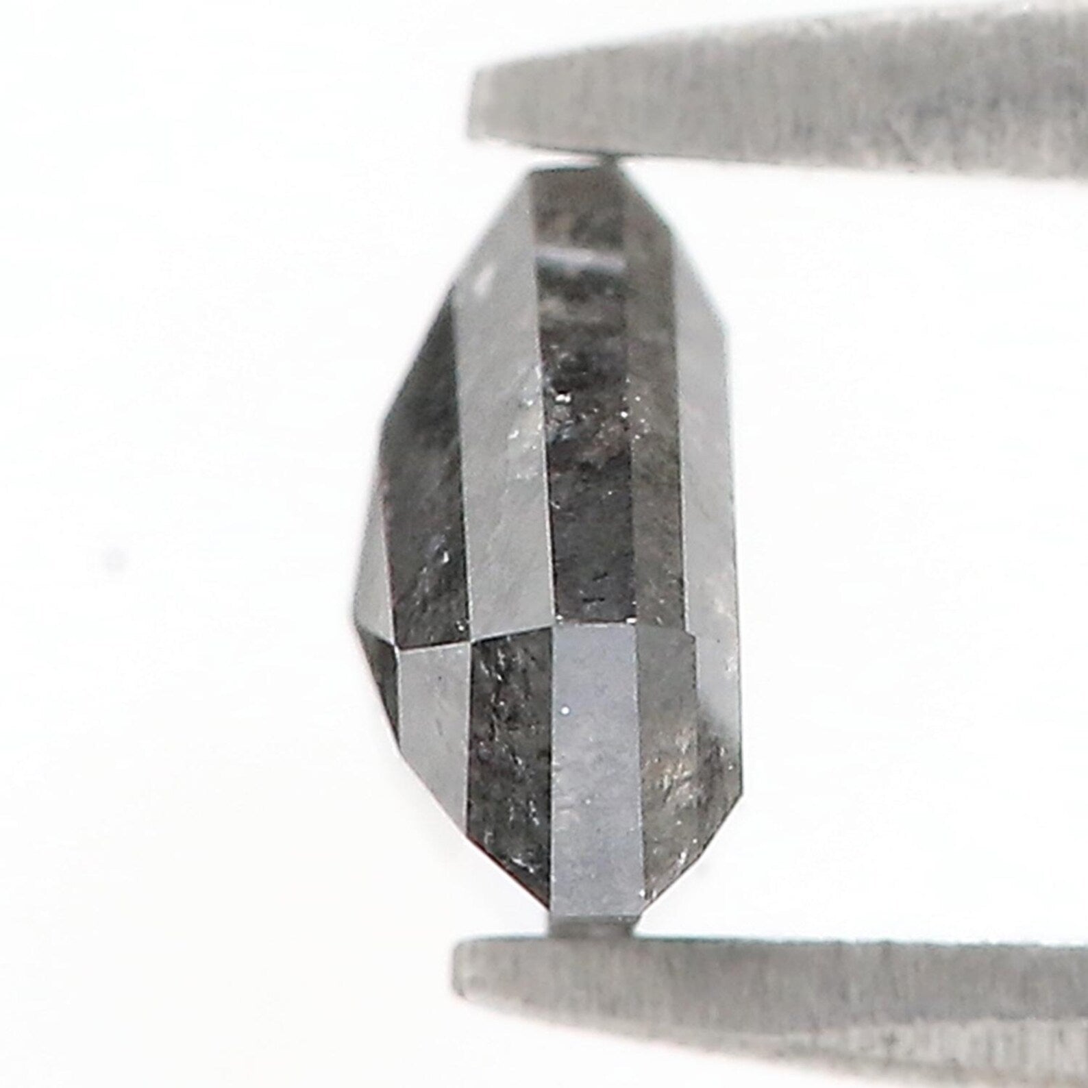 0.73 CT Natural Loose Shield Shape Diamond Salt And Pepper Shield Cut Diamond 5.15 MM Natural Diamond Shield Rose Cut Diamond QN1144