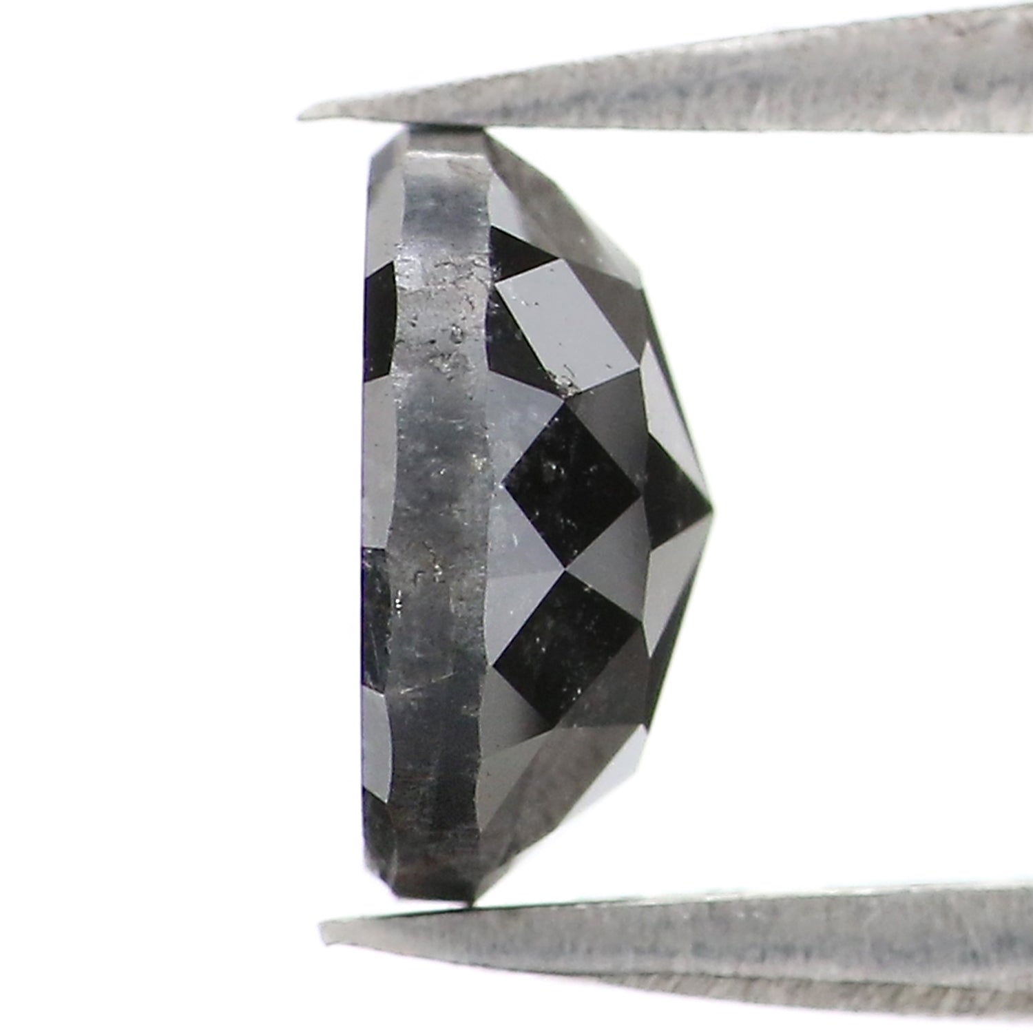 1.47 CT Natural Loose Round Rose Cut Diamond Salt And Pepper Round Diamond 7.10 MM Natural Loose Diamond Rose Cut Diamond Round Shape LQ3003