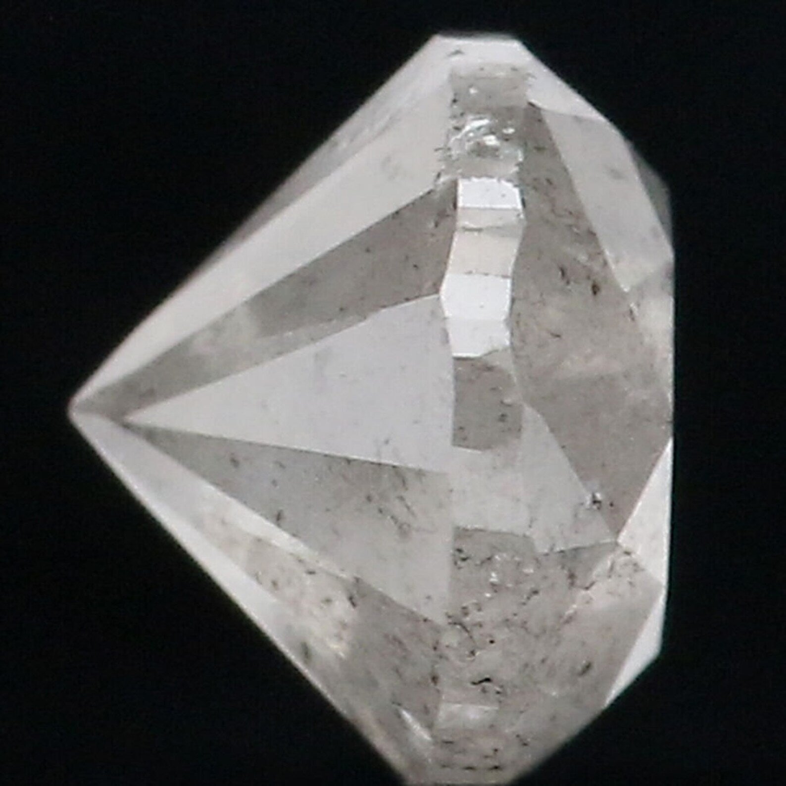 1.25 Ct Natural Loose Round Brilliant Cut Diamond Milky Grey Color Diamond 6.15 MM Natural Milky Grey Color Round Brilliant Diamond QN486