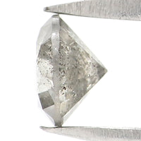 Natural Loose Round Diamond, Salt And Pepper Round Diamond, Natural Loose Diamond, Round Brilliant Cut Diamond, 0.42 CT Round Shape L2804