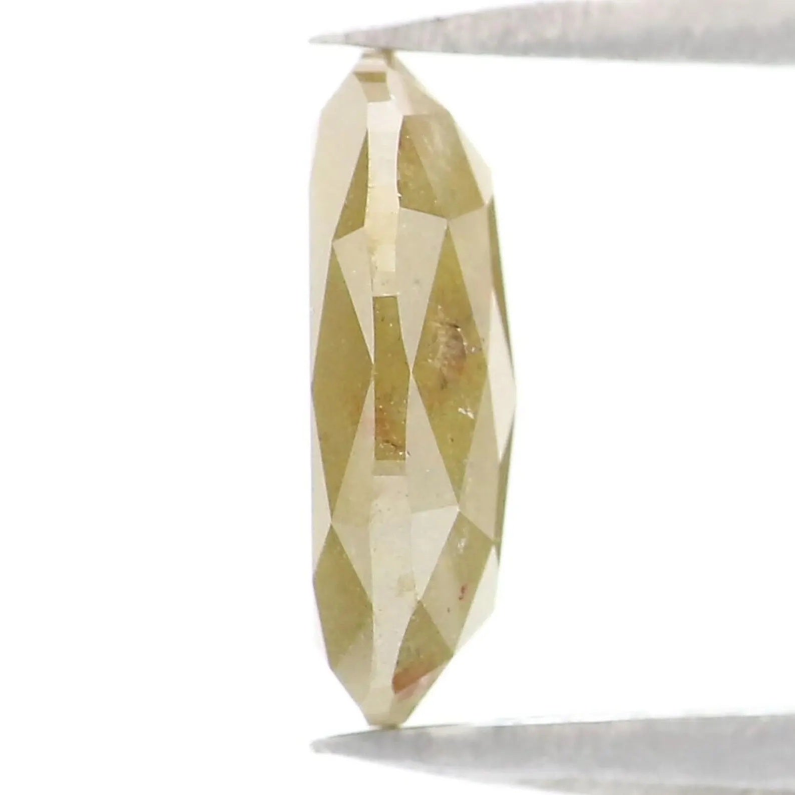 1.26 CT Natural Loose Oval Shape Diamond Green Color Oval Diamond 8.70 MM Natural Loose Diamond Yellow Color Oval Rose Cut Diamond NQ9888