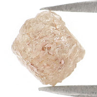 Natural Loose Rough Diamond, Rough Brown Color Diamond Natural Loose Diamond, Uncut Diamonds, Rough Cube Diamond, 1.15 CT Rough Shape KR1249