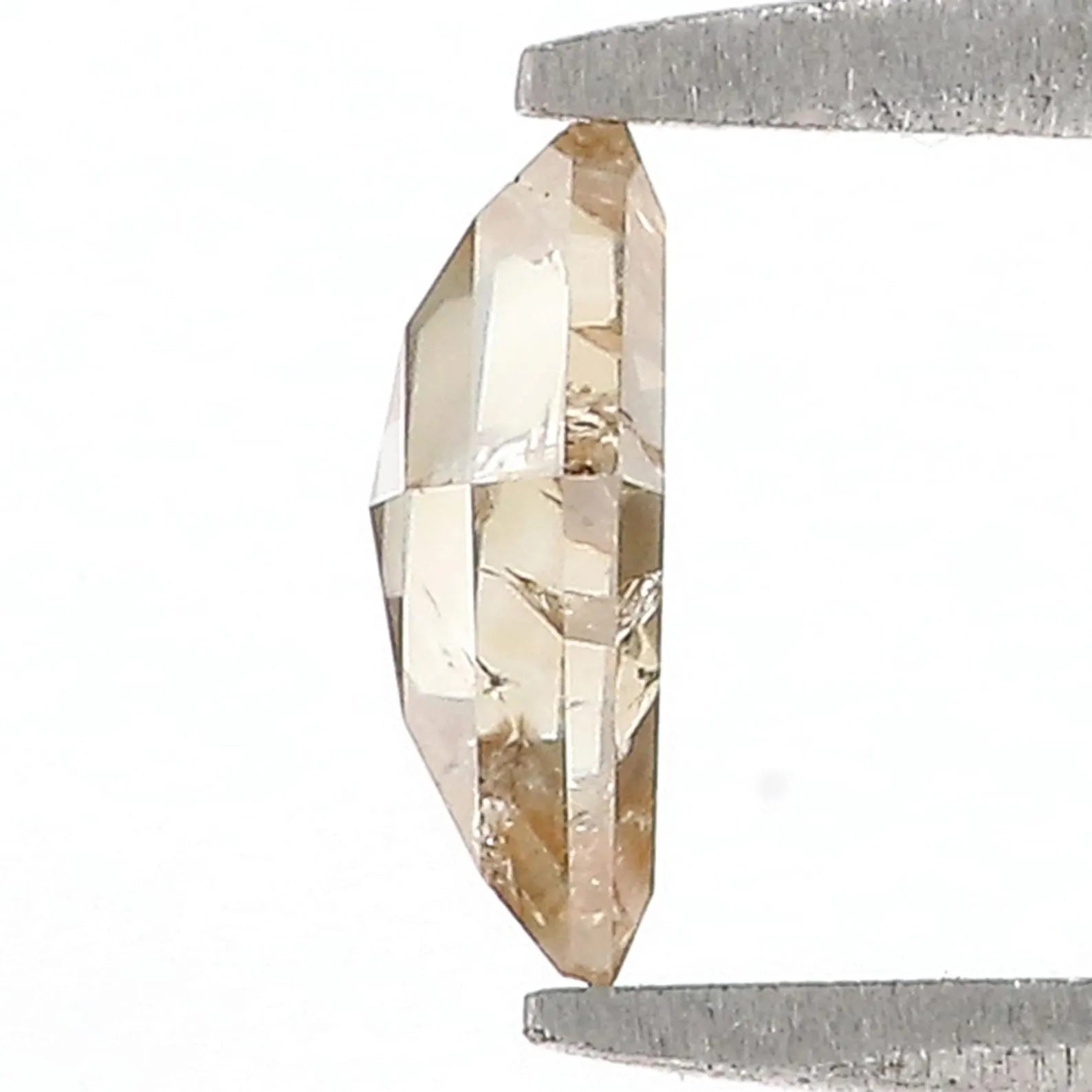 0.59 CT Natural Loose Kite Shape Diamond Light Brown Color Kite Cut Diamond 6.80 MM Natural Diamond Brown Color Kite Rose Cut Diamond QN117