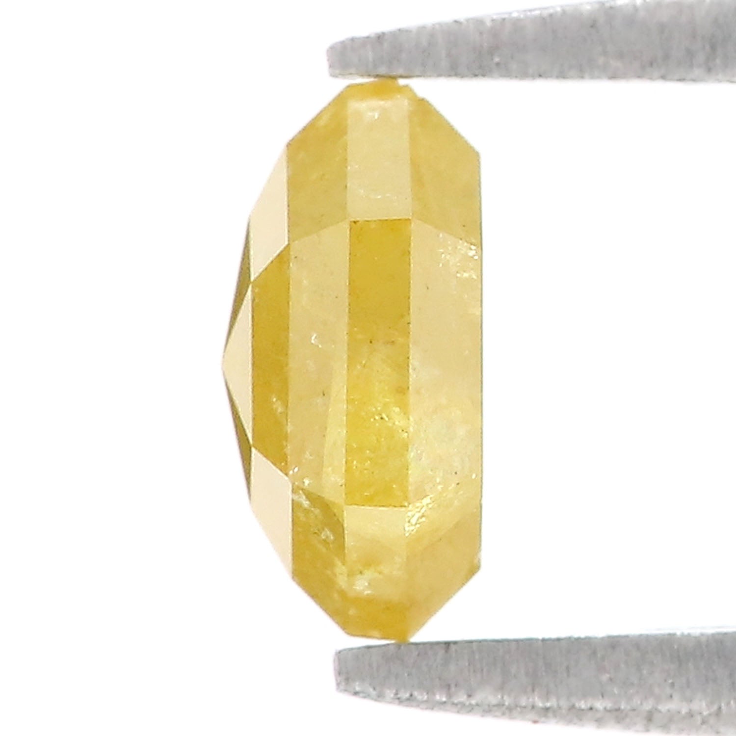 1.11 CT Natural Loose Hexagon Shape Diamond Yellow Color Hexagon Cut Diamond 6.95 MM Natural Loose Hexagon Shape Rose Cut Diamond QL9756