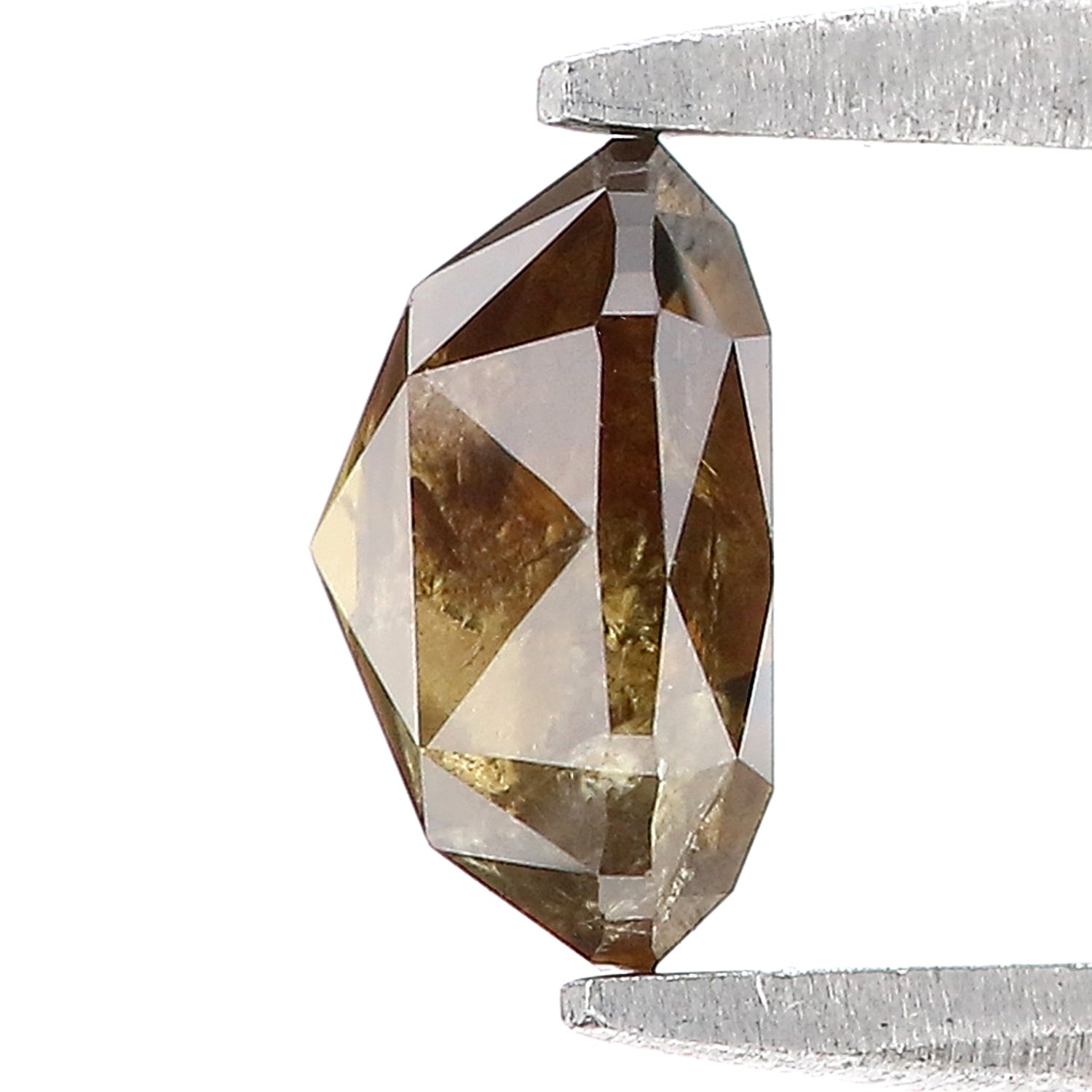 1.42 CT Natural Loose Cushion Shape Diamond Brown Champagne Color Cushion Rose Cut Diamond 6.60 MM Natural Cushion Shape Diamond LQ6162