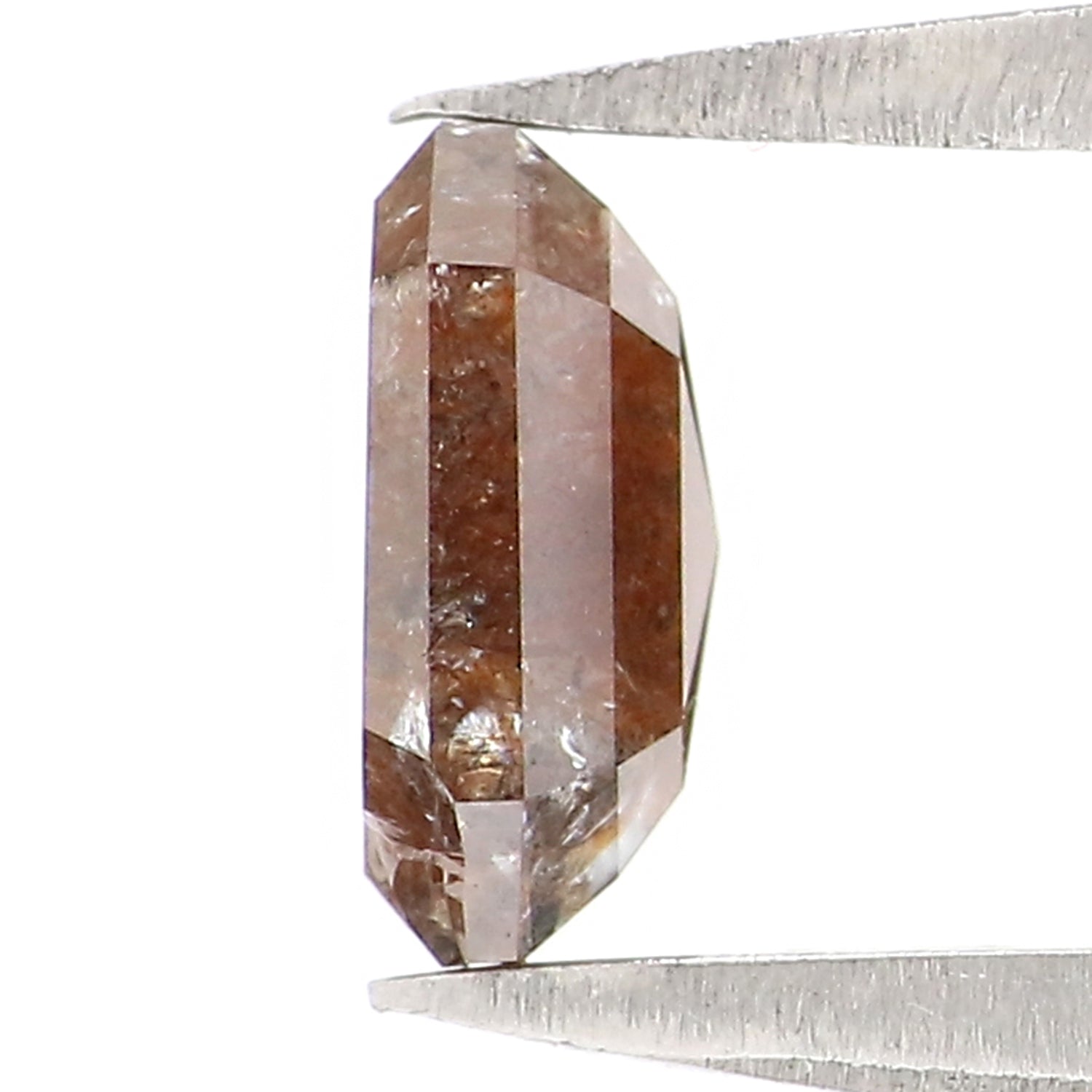 0.79 Ct Natural Loose Emerald Cut Diamond Brown Color Emerald Diamond 6.20 MM Natural Loose Diamond Brown Color Emerald Cut Diamond QL652
