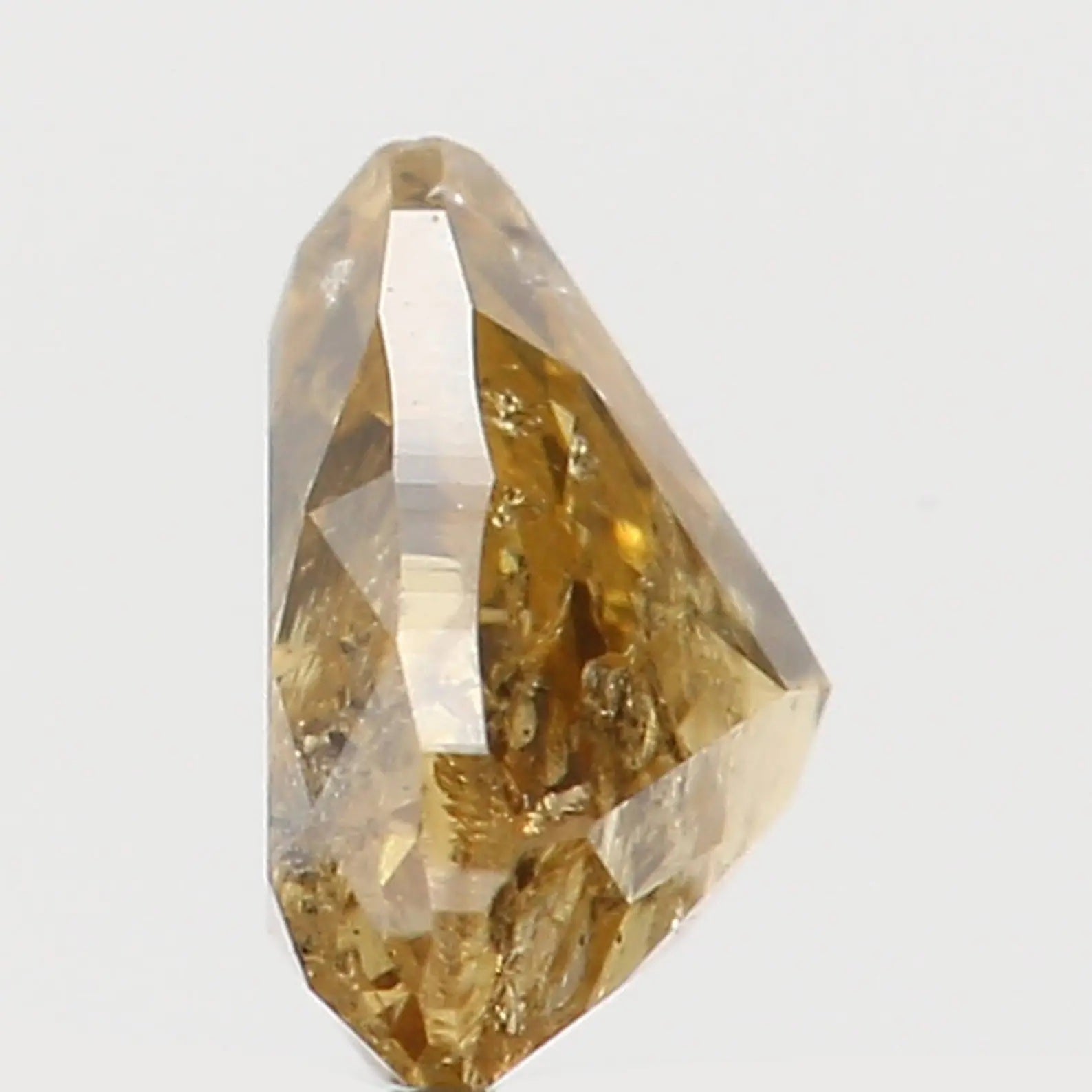0.19 Ct Natural Loose Heart Shape Diamond Yellow Green Color Heart Diamond 3.70 MM Natural Loose Diamond Heart Brilliant Cut Diamond N7306