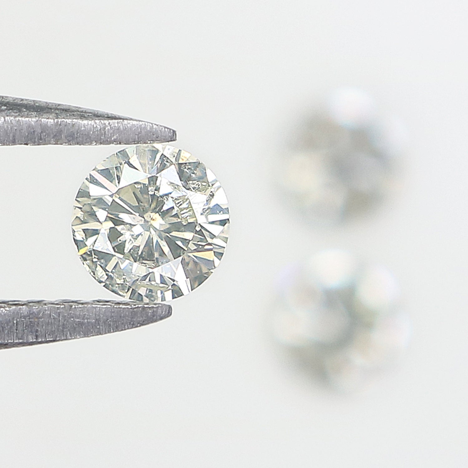 0.55 Ct Natural Loose Round Shape Diamond White - I Color Round Cut Diamond 3.70 MM Natural White Color Round Brilliant Cut Diamond LQ2009