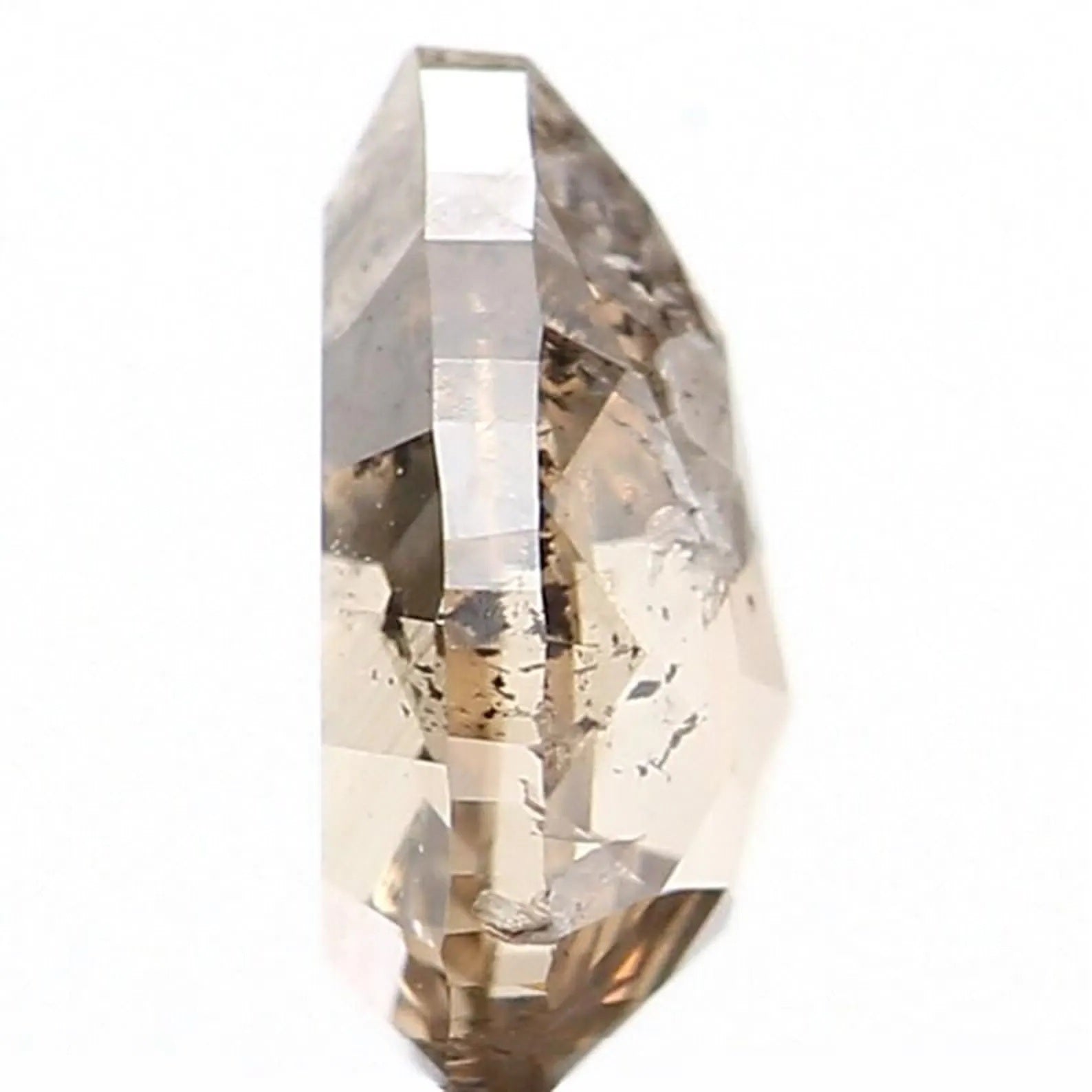 0.34 Ct Natural Loose Pear Shape Diamond Brown Color Pear Cut Diamond 5.20 MM Natural Loose Brown Color Diamond Pear Rose Cut Diamond NQ1018
