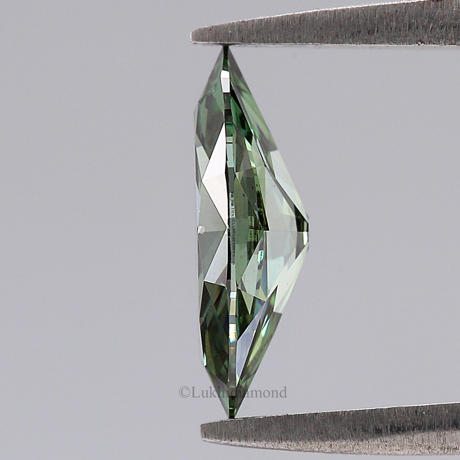 1.25 CT IGI Certified Marquise Brilliant Cut Diamond Fancy Vivid Green Color VS1 Clarity Lab Grown Diamond Lab Created CVD Diamond L3583