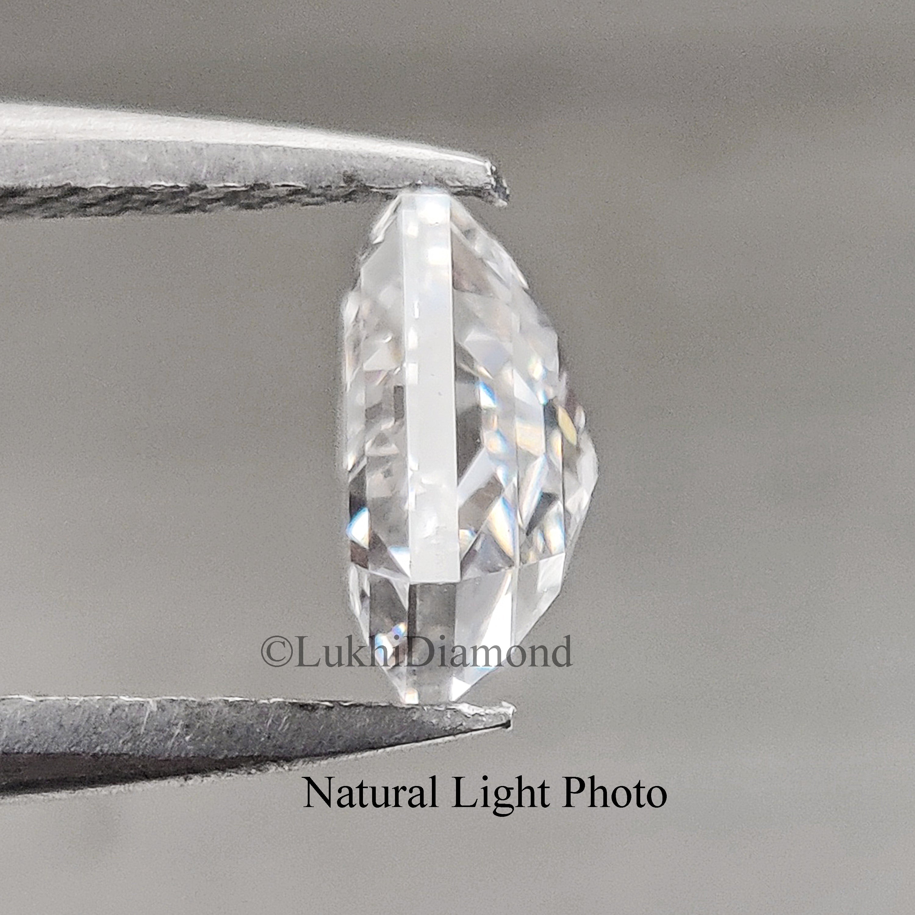1.04 CT IGI Certified Shield Modified Brilliant Cut Diamond White - E Color VVS2 Clarity Lab Grown Diamond Lab Created CVD Diamond Q178