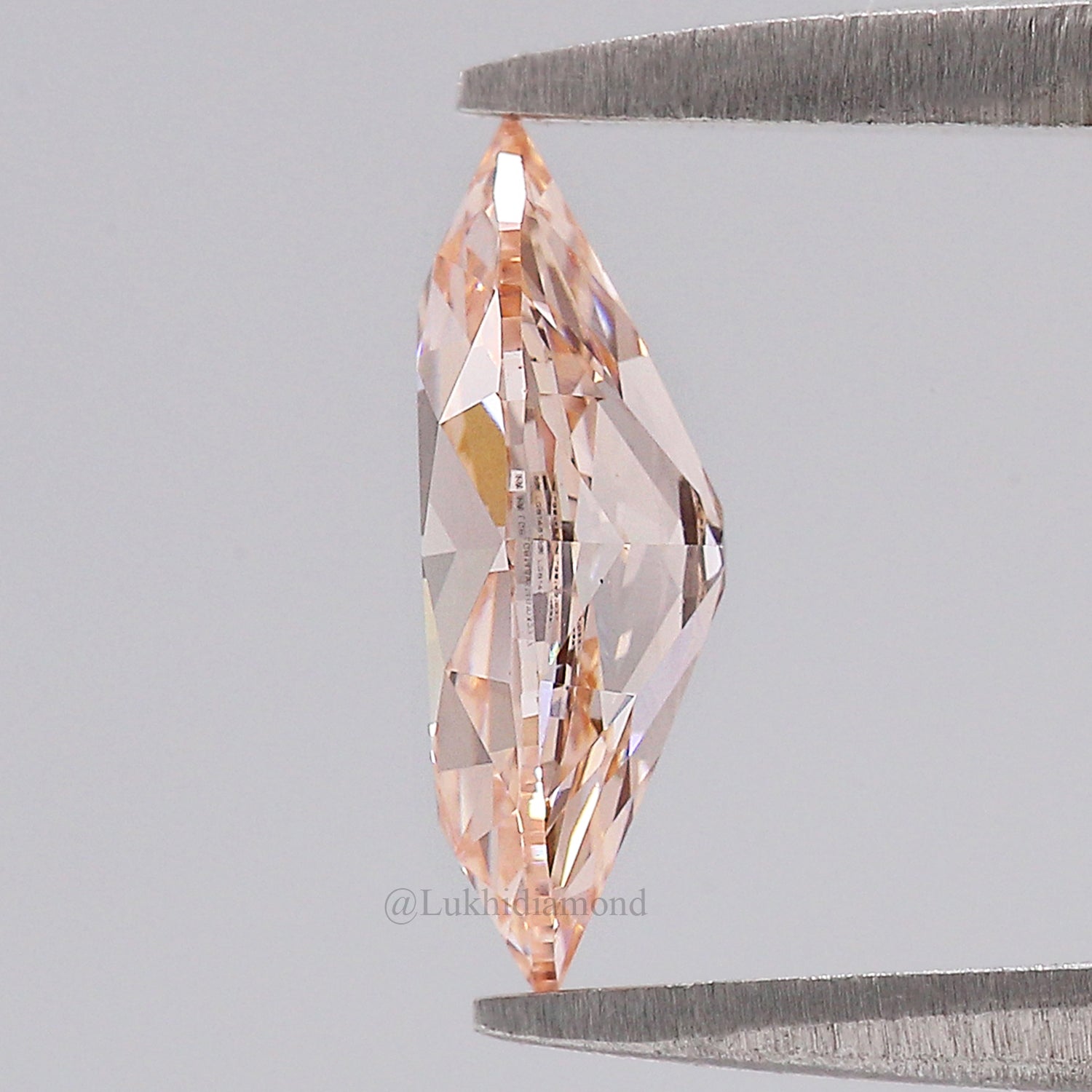 1.05 CT IGI Certified Marquise Old European Cut Diamond Fancy Vivid Pink Color VS1 Clarity Lab Grown Diamond Lab Created Diamond L3664