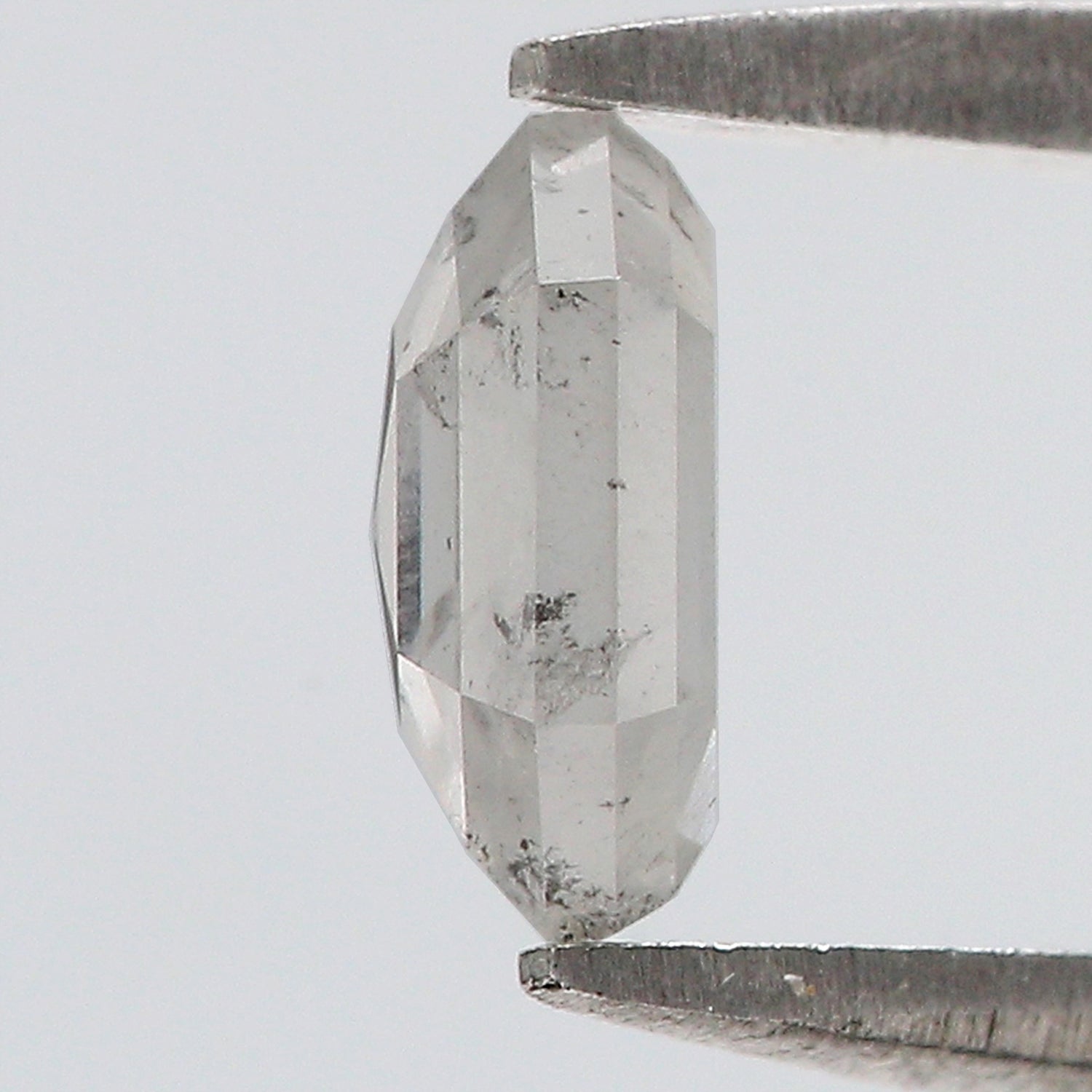 0.88 Ct Natural Loose Hexagon Shape Diamond Grey Hexagon Cut Diamond 7.25 MM Natural Loose Grey Color Diamond Hexagon Rose Cut Diamond QL212