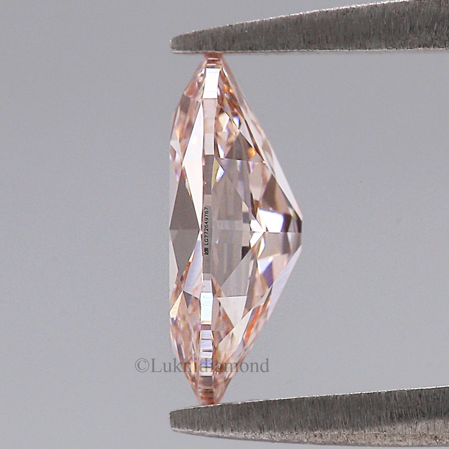 1.26 CT IGI Certified Oval Old European Cut Diamond Fancy Intense Pink Color VVS2 Clarity Lab Grown Diamond Lab Created CVD Diamond L3576