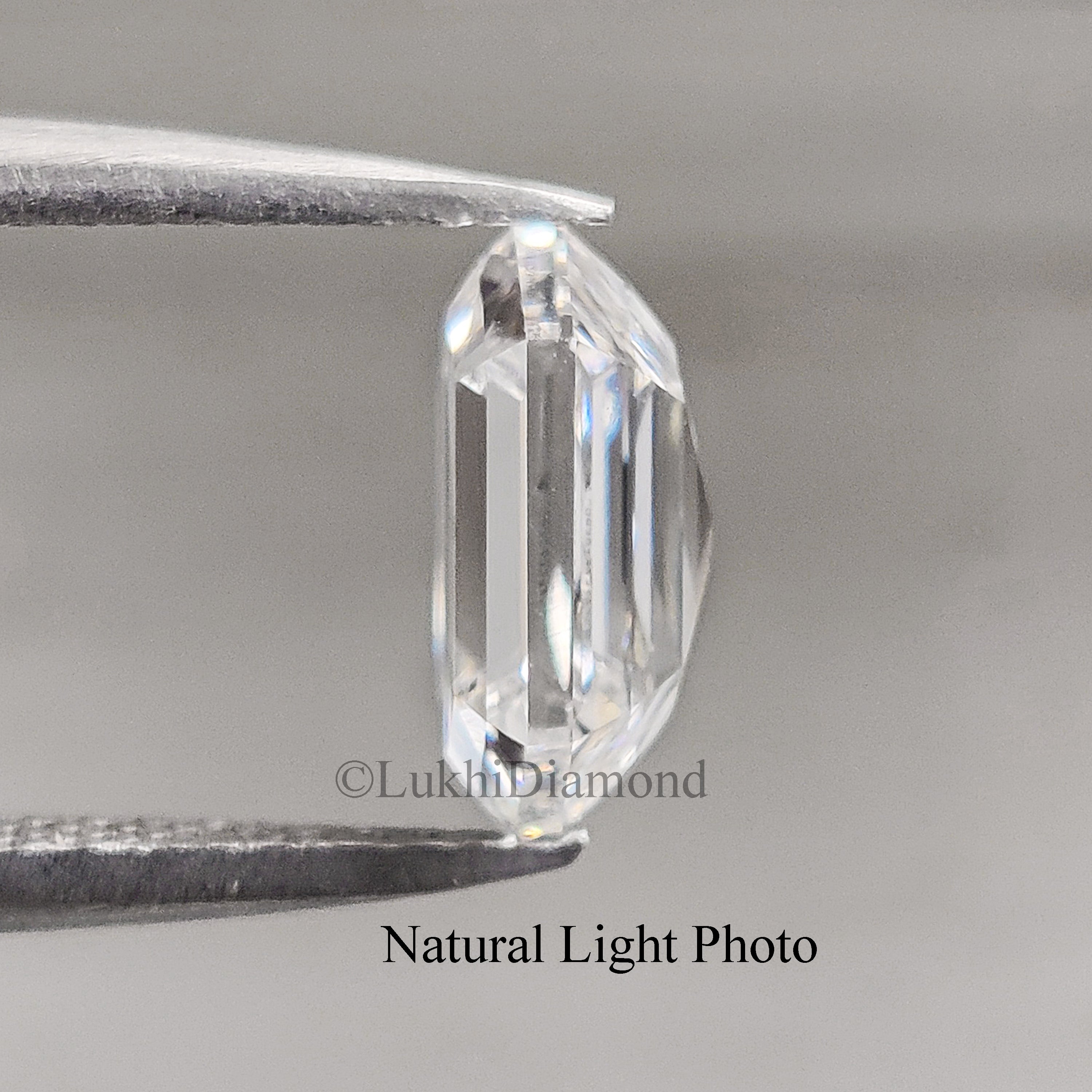 1.49 CT IGI Certified Hexagonal Modified Step Cut Diamond White - F Color VS1 Clarity Lab Grown Diamond Lab Created Hexagon CVD Diamond Q176