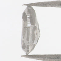 Natural Loose Pear Diamond, Grey Color Pear Cut Diamond, Natural Loose Diamond, Pear Rose Cut Diamond, 1.23 CT Pear Shape Diamond L2946
