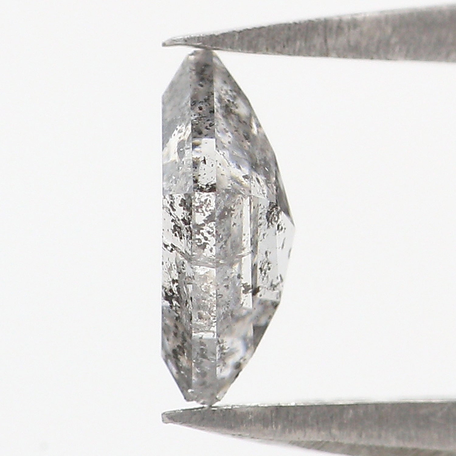 0.58 CT Natural Loose Kite Shape Diamond Salt And Pepper Kite Shape Diamond 7.00 MM Natural Black Grey Color Kite Rose Cut Diamond LQ7666